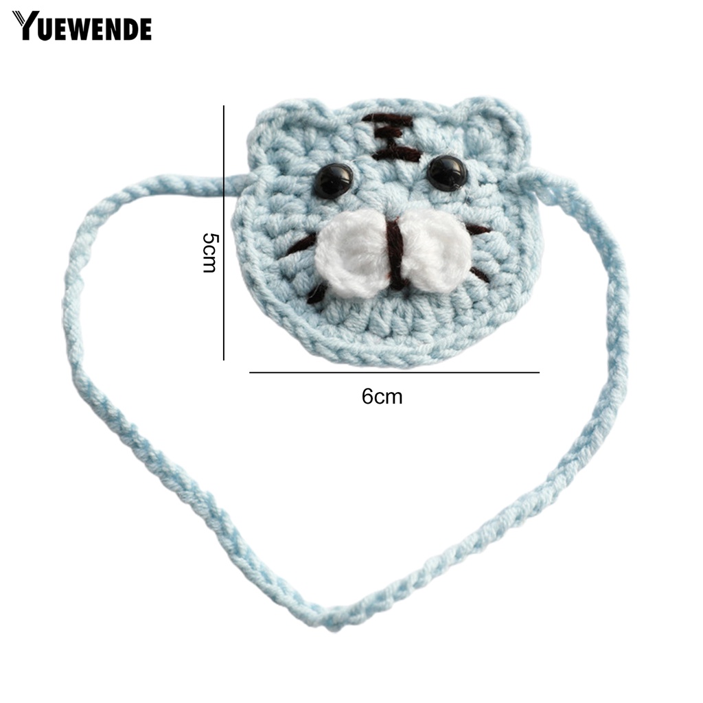 Yếm Len Đeo Cổ Họa Tiết Hổ Dễ Thương Dành Cho Mèo Cưng YQ.E