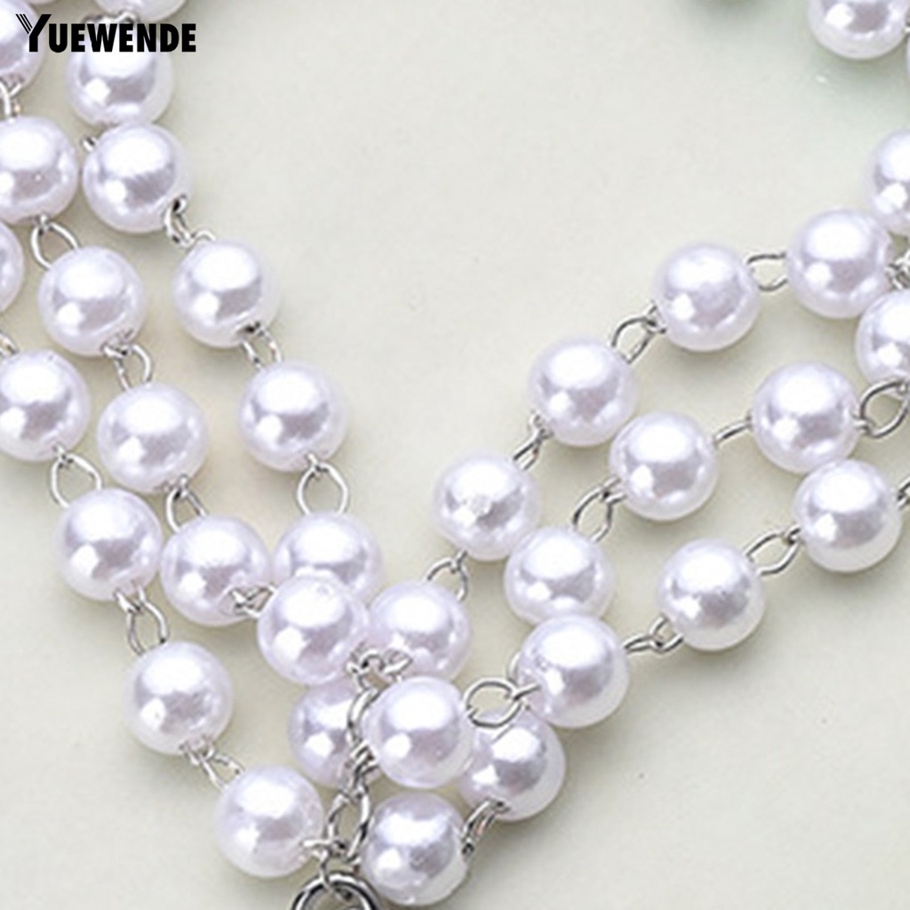 Vòng Cổ Ngọc Trai Ba Hàng Ngày Thân Thiện Với Môi Trường Cho Thú Cưng