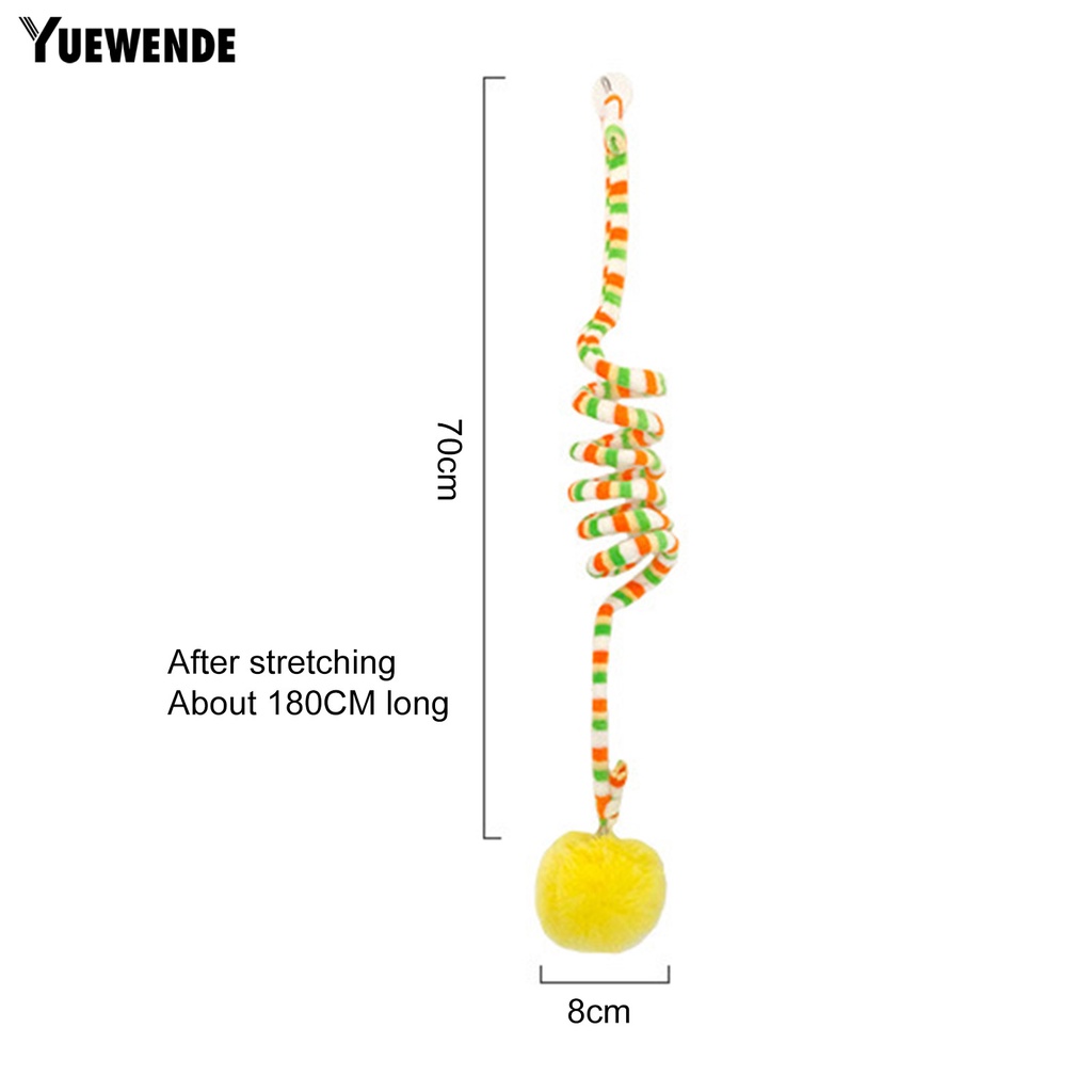 Đồ Chơi Bóng Lông Họa Tiết Sọc YQ.E Giảm Căng Thẳng Vui Nhộn Dành Cho Mèo Cưng