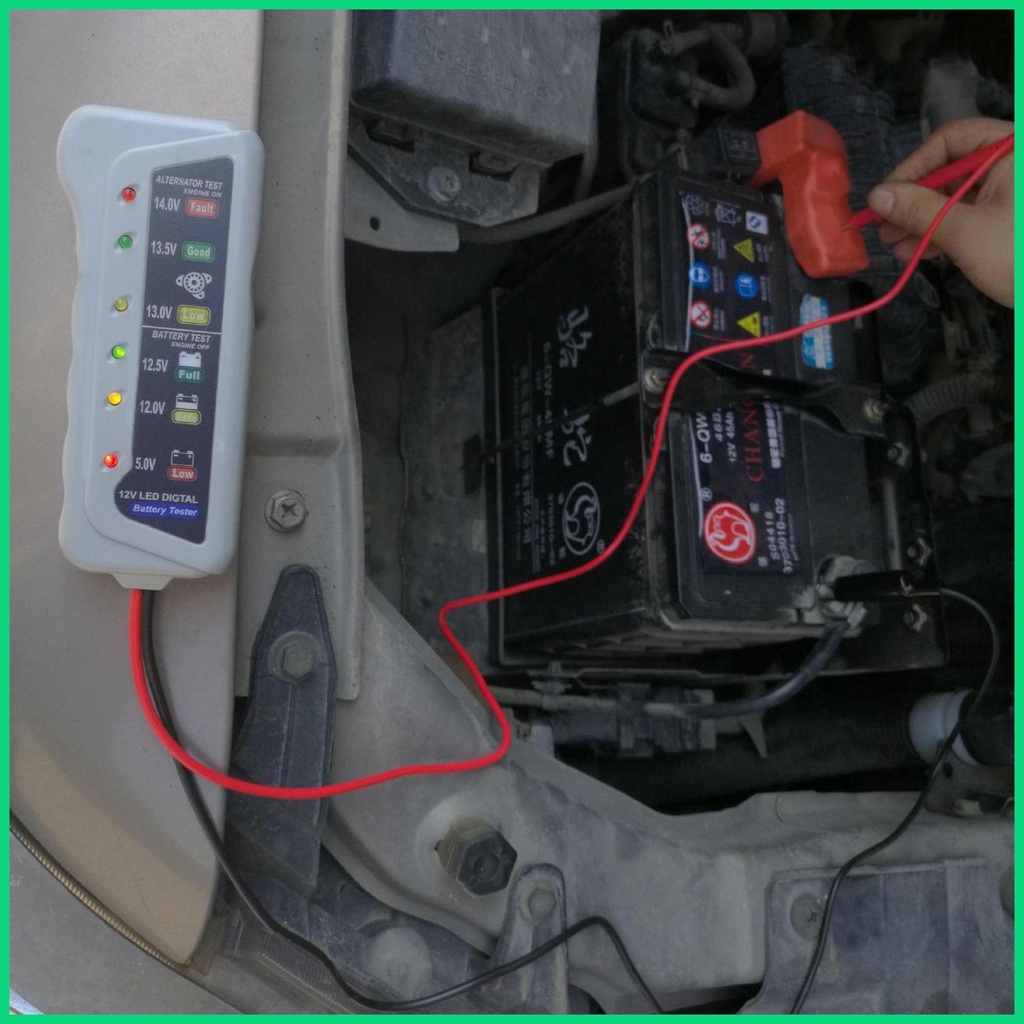 Thiết Bị Kiểm Tra Dung Lượng Pin 6V 12V Có Đèn LED Độ Chính Xác Cao Chuyên Dụng