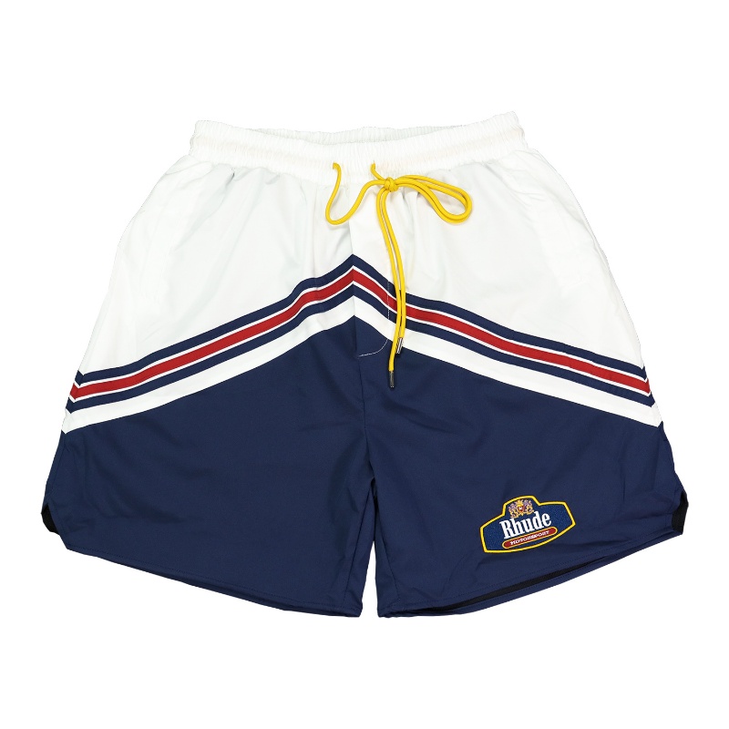 ❤❀  Hàng Có Sẵn] ❤ Quần Short Hip Hop Rút Dây Thêu Monogram Đường Phố Chất Lượng Cao Mùa Hè Hàng Mới