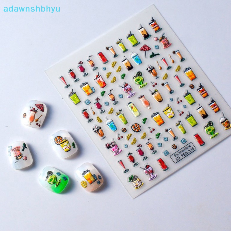 1 Tờ Miếng Dán Trang Trí Móng Tay Họa Tiết Hoa Phong Cách Bohemia