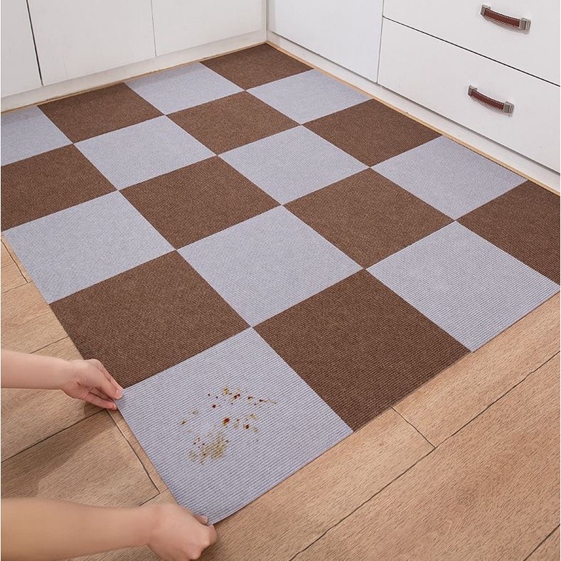 Thảm Lót Sàn Tự Dính Dễ Lắp Đặt Trang Trí Nội Thất DIY