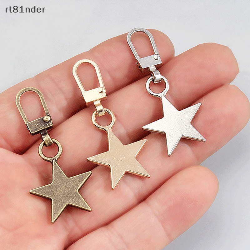 Rt Bộ 5 Dụng Cụ Khóa Kéo Hình Ngôi Sao Bằng Kim Loại Có Thể Tháo Rời Dùng Sửa Chữa Khóa Kéo / Ba Lô / Áo Khoác