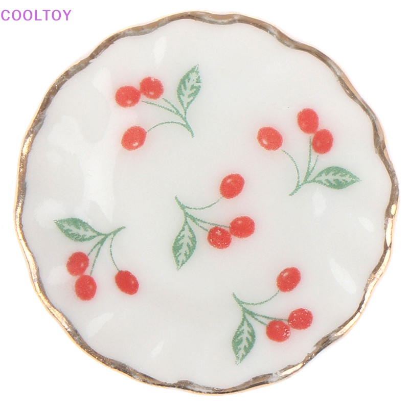 Set 4 Đĩa Trang Trí Nhà Búp Bê Tỉ Lệ 1: 12