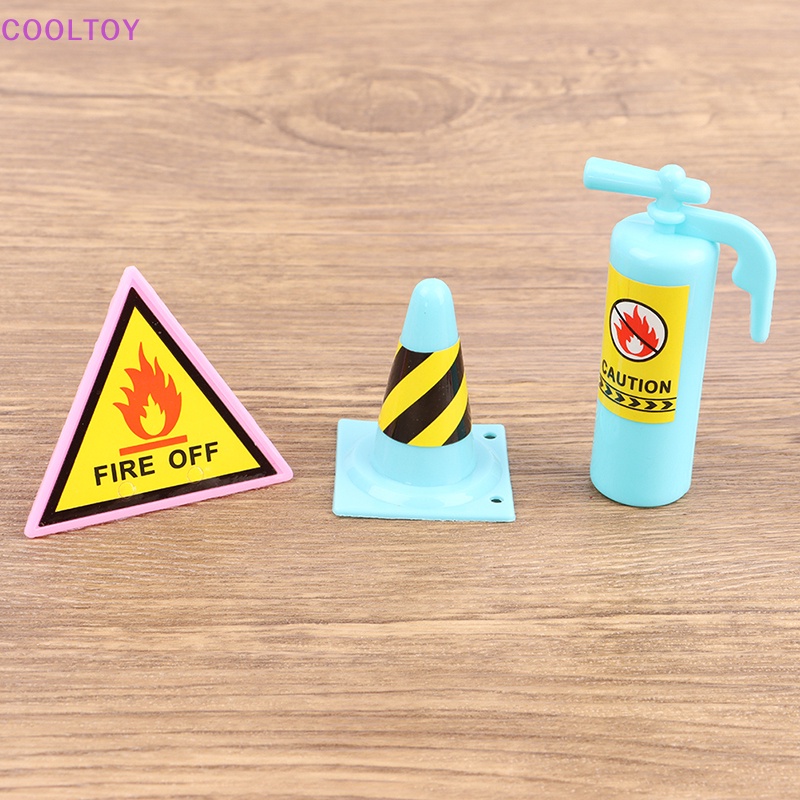 Cooltoy Set 8 Mô Hình Thiết Bị Cứu Hỏa Bảo Vệ An Toàn Cho Nhà Búp Bê