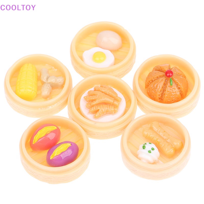 Cooltoy Set 10 Mô Hình Bữa Sáng Đồ Chơi Mini Trang Trí Nhà Búp Bê