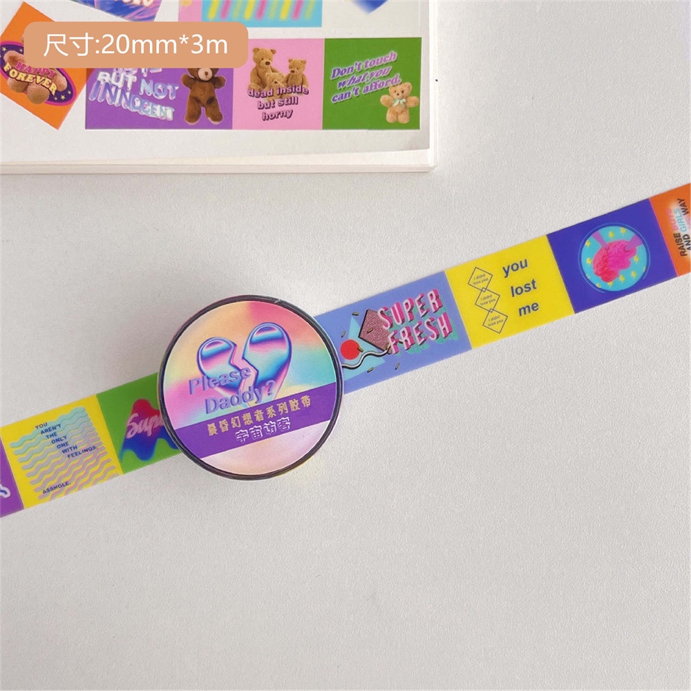 Sticker Dán Trang Trí Sổ Tay DIY Xinh Xắn Thời Trang Theo Phong Cách Mỹ