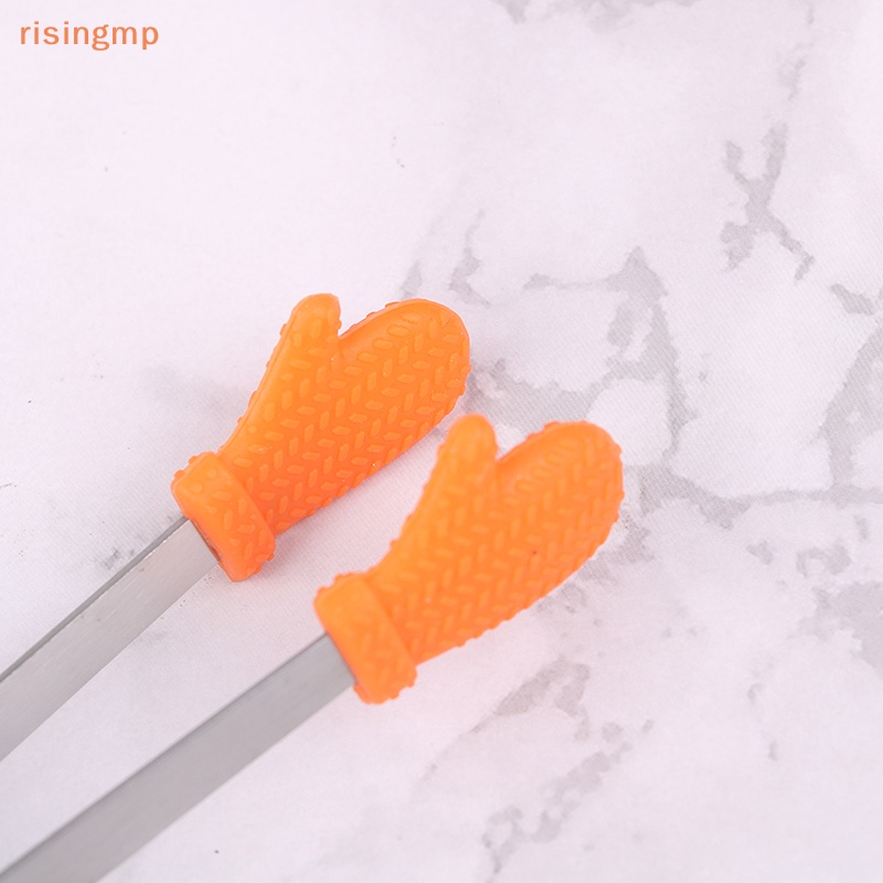 Set 3 Kẹp Gắp Đá Bằng Silicone Và Thép Không Gỉ