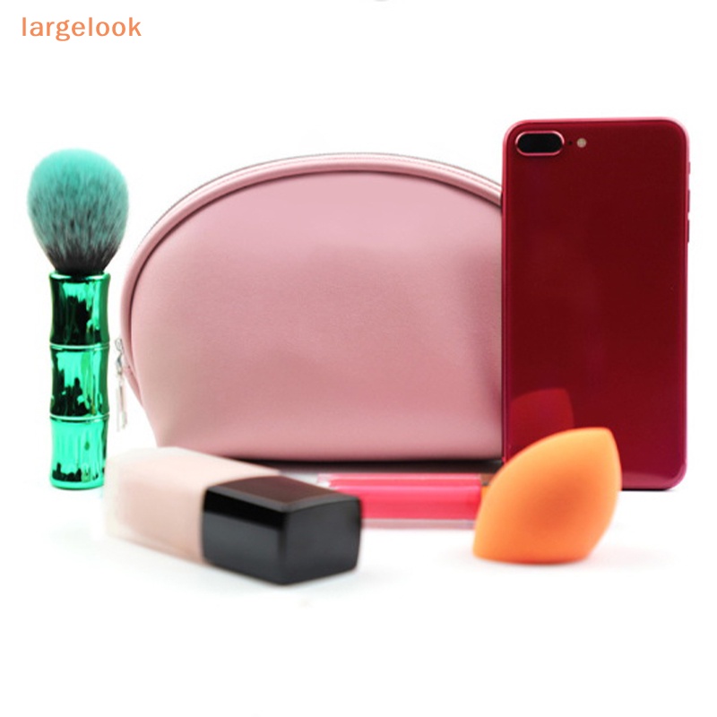 Túi Đựng Mỹ Phẩm / Đồ Trang Điểm Bằng PU Hình Vỏ Sò Nhiều Màu Sắc