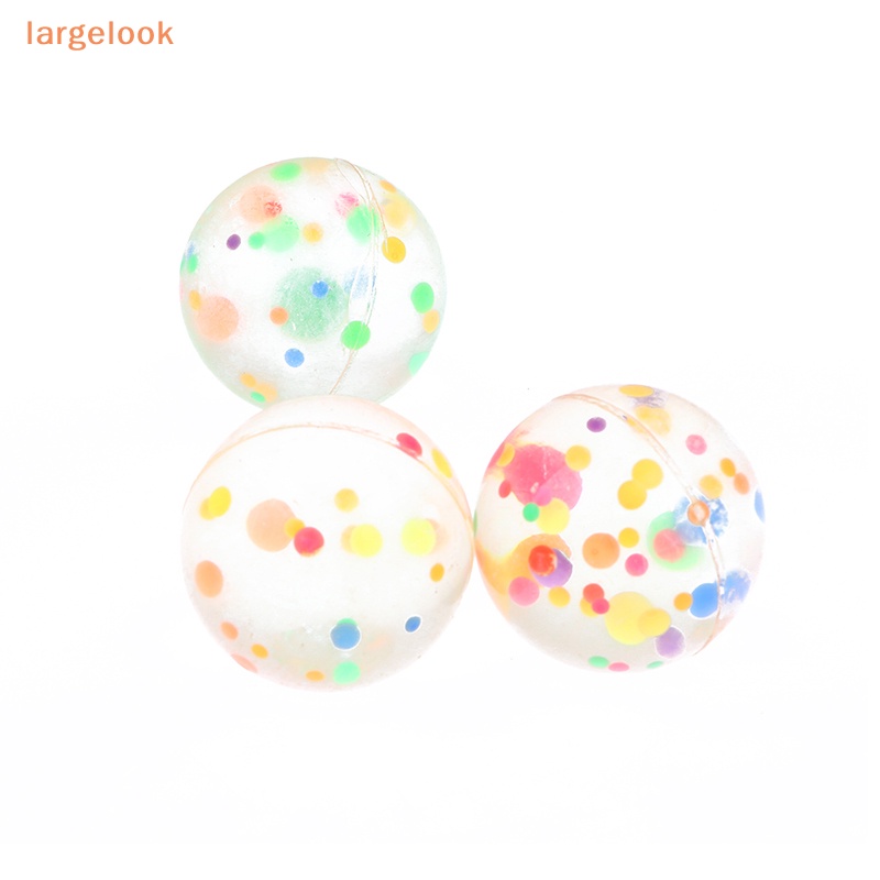Quả Bóng Cao Su Dẻo Trong Suốt 42mm Nhiều Màu Sắc Cho Bé