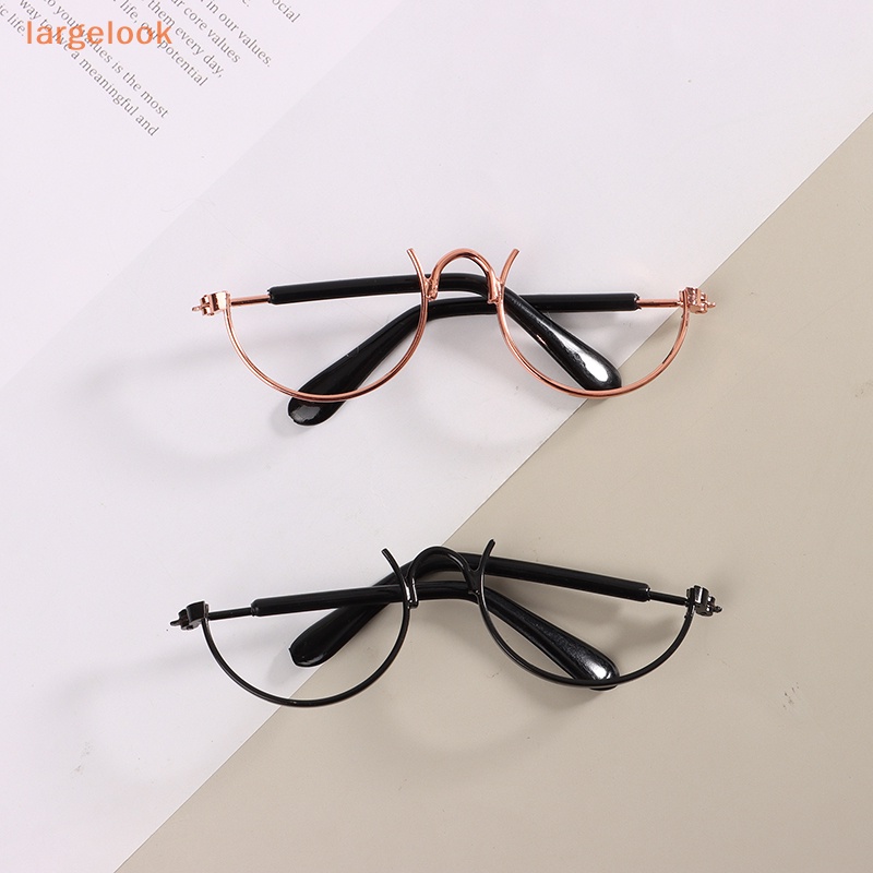 Kính Mát Gọng Tròn 8CM 18 Inches Bằng Kim Loại Phong Cách Cổ Điển Thời Trang Cho Búp Bê