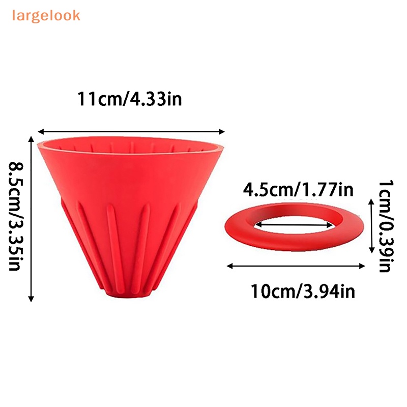 Bộ Lọc Cà Phê Silicone Tái Sử Dụng Tiện Lợi Dành Cho Cắm Trại Ngoài Trời
