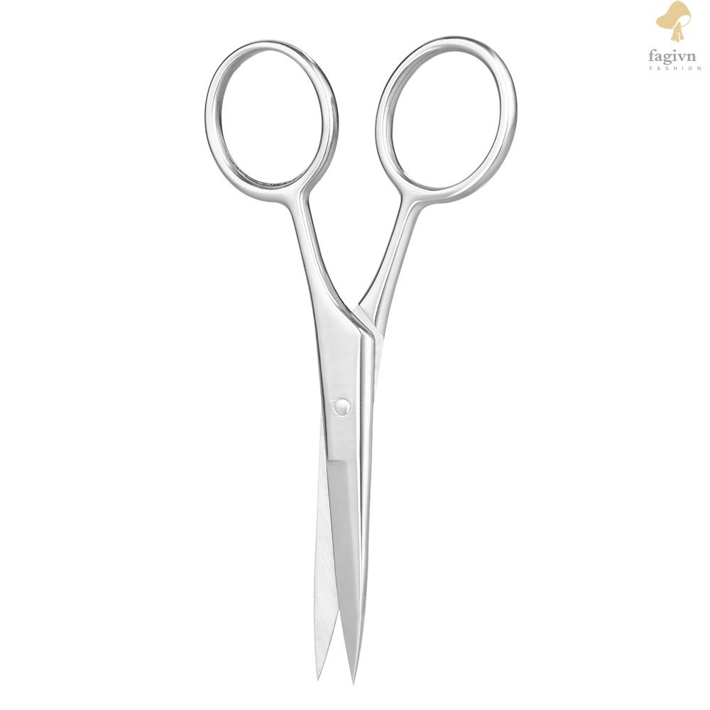 Kéo Tỉa Lông Mày / Râu / Lông Mũi Mini Bằng Thép Không Gỉ Thời Trang