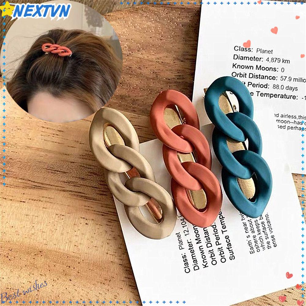 Kẹp Tóc Dây Xích Thiết Kế Đơn Giản Thời Trang Cho Nữ