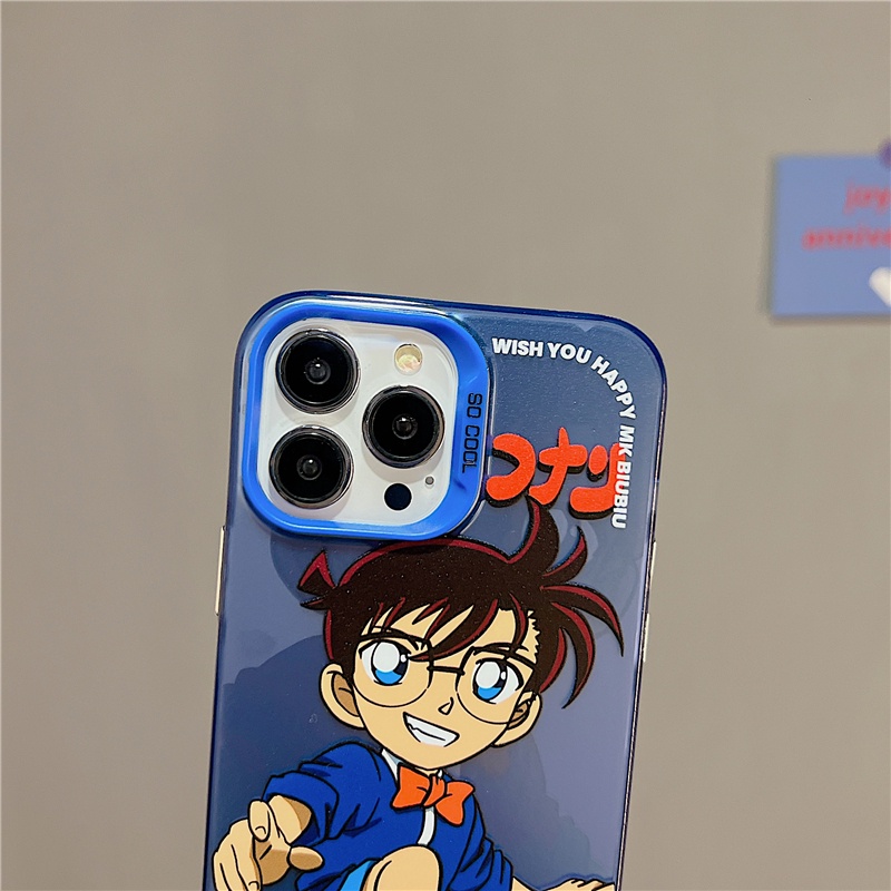 Ốp Điện Thoại Mềm In Hoạt Hình Thám Tử Conan Cho IPhone14 14Pro 14ProMax 13 13Pro 13ProMax 12 12PRO 12ProMax 11