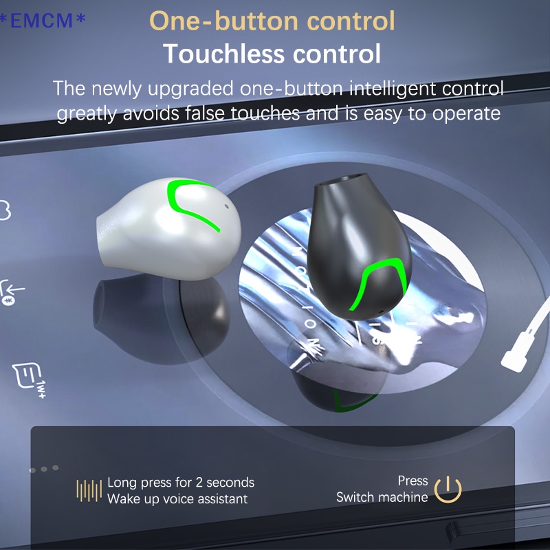 Tai Nghe Nhét Trong Không Dây TWS Bluetooth 5.3 Mini Mới