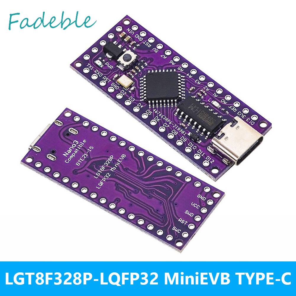 Usb Loại C Thay Thế LGT8F328P LQFP32 MiniEVB HT42B534-1 / CH340C V3.0