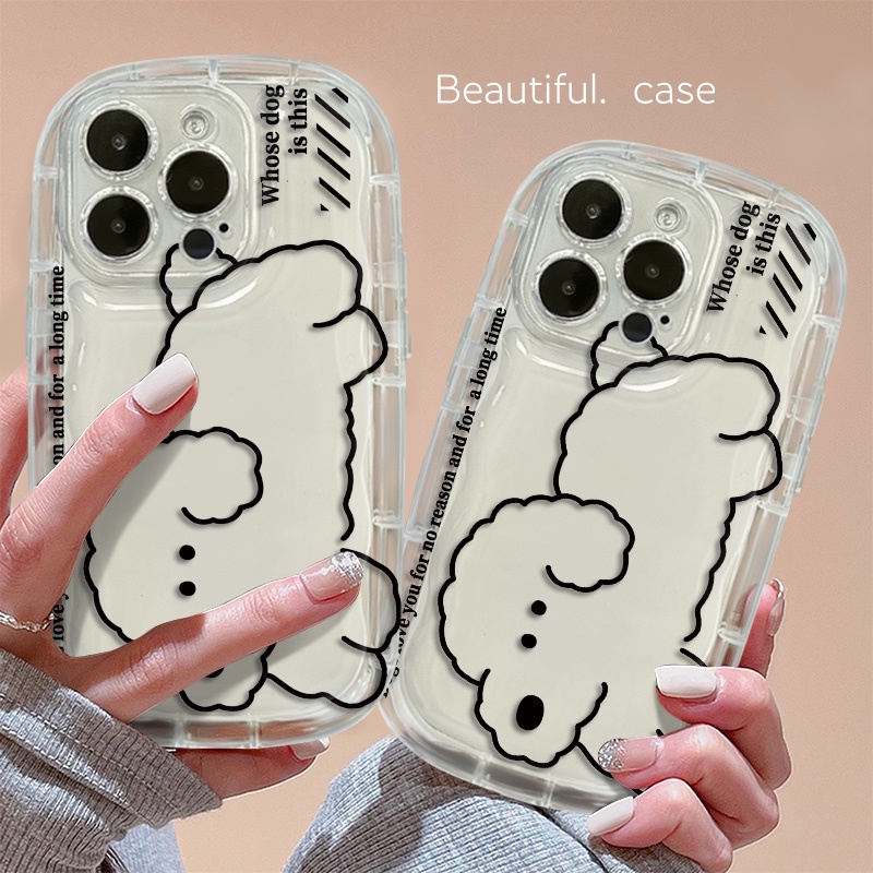 Ốp Điện Thoại Silicon Mềm Trong Suốt Chống Sốc Họa Tiết Dễ Thương Cho IPhone 14 13 12 11 Pro Max XS X XR 8 + 7 Plus