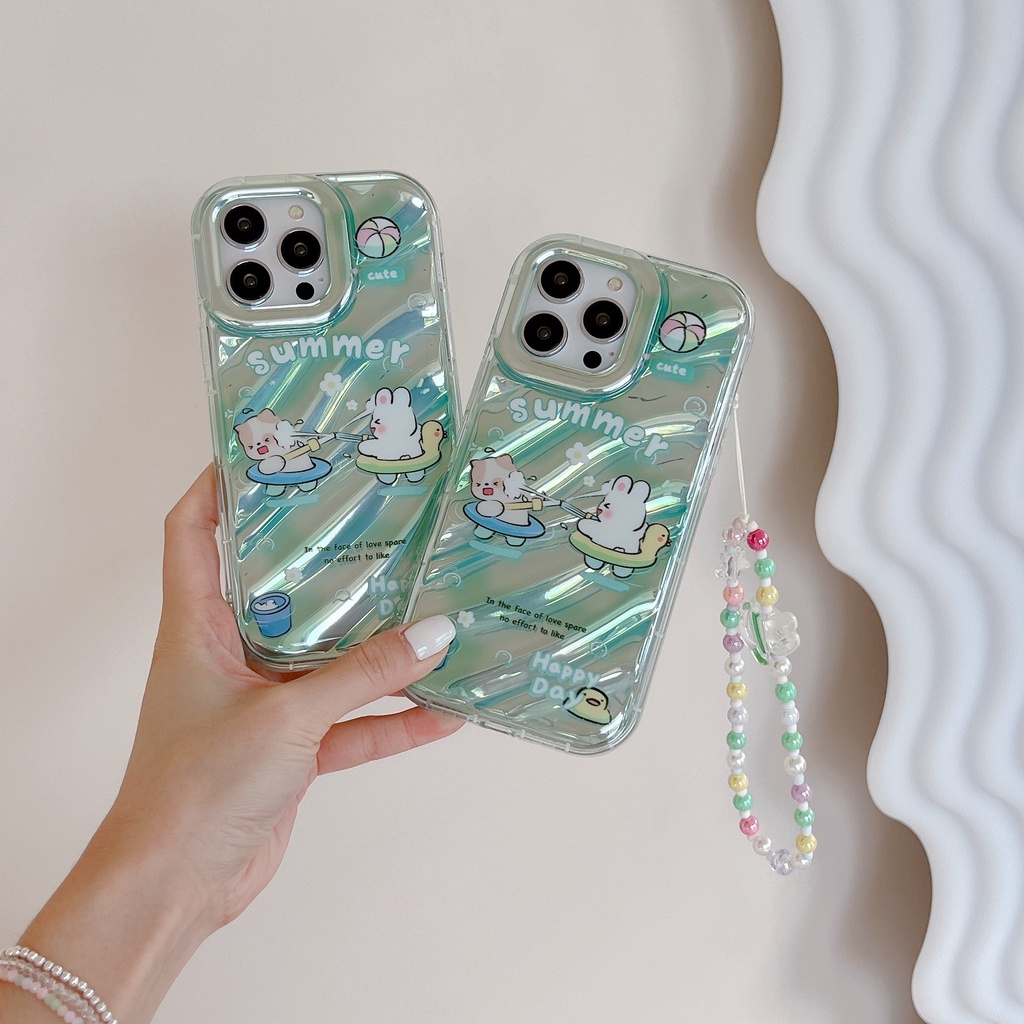 Ốp Điện Thoại TPU Mềm Trong Suốt Họa Tiết Hoạt Hình Cho iPhone 11 13 12 14 Pro Max