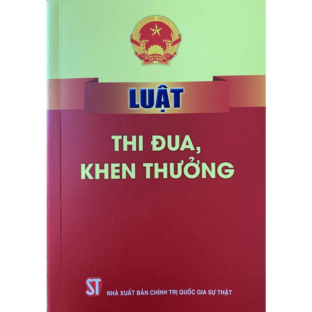 Sách Luật Thi Đua, Khen Thưởng - Nhà Sách Sự Thật