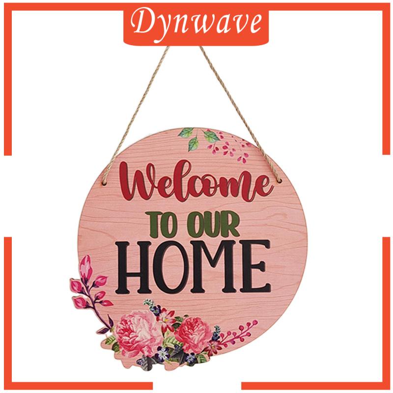 Biển Hiệu Chào Mừng Hình Tròn Dùng Trang Trí Cửa Trước