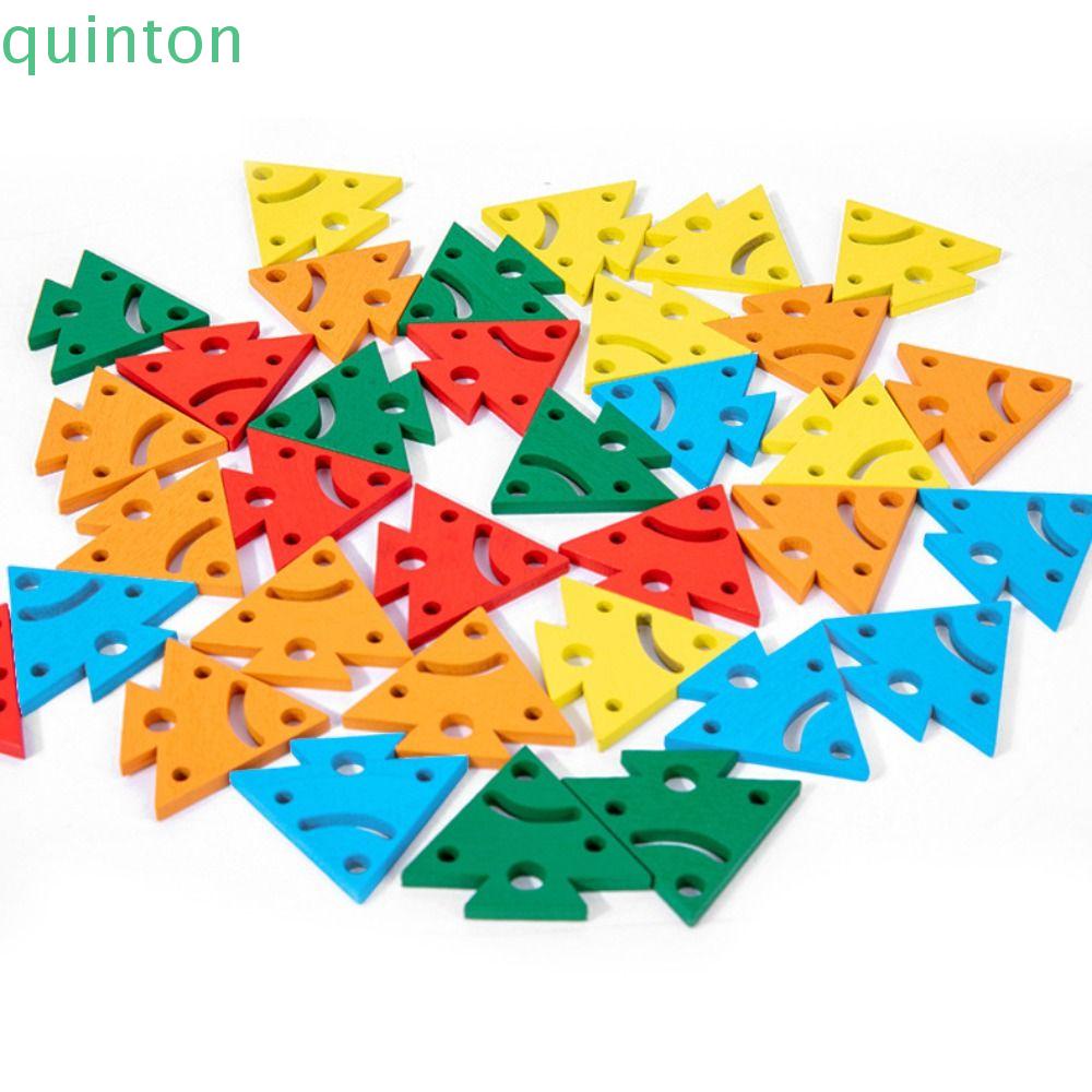 Đồ Chơi Lắp Ráp Bằng Gỗ Nhiều Màu Sắc Họa Tiết Hoạt Hình Dễ Thương Cho Bé