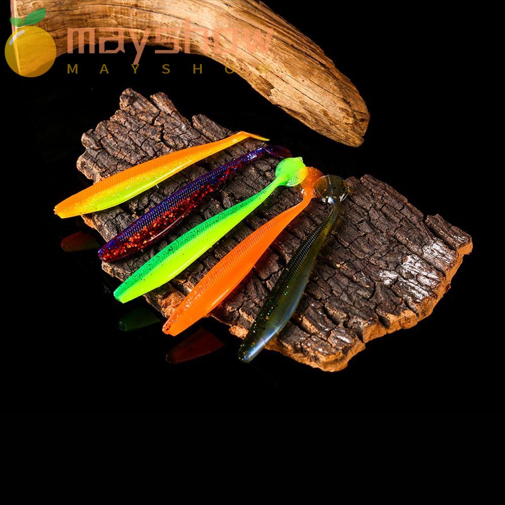 Set 4 Mồi Câu Cá Giả Hình Giun Nhiều Màu Sắc