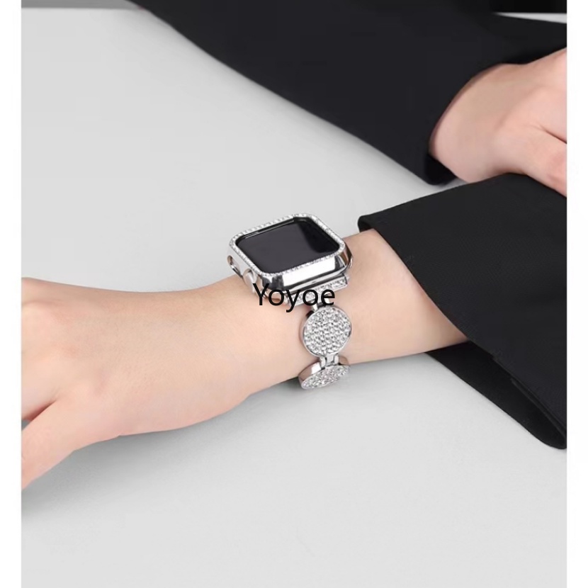 Dây Đeo Đồng Hồ Bằng Kim Loại 49mm 40mm 45mm 44mm 41mm 42mm 38mm Cho iwatch Series 8 / 7 SE 6 / 5 / 4