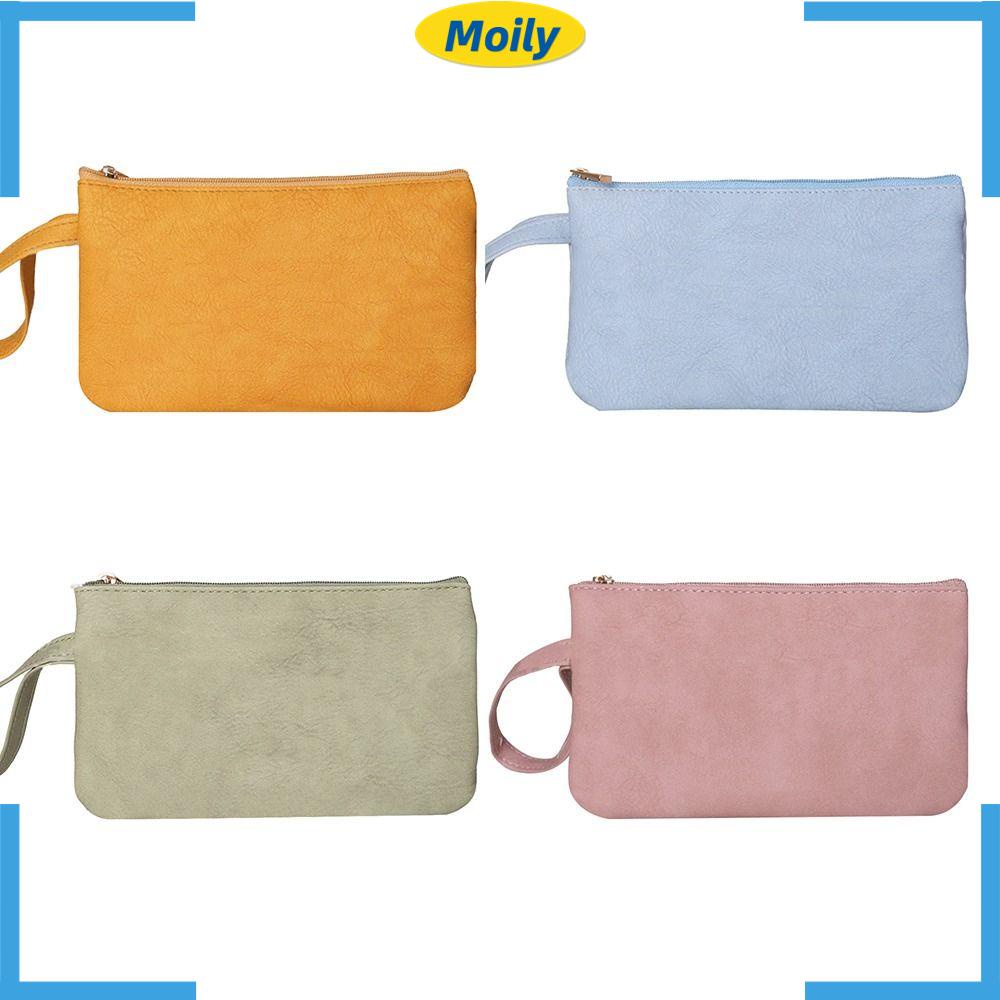 Túi Đựng Mỹ Phẩm / Tiền Xu / Đồ Dùng Bằng Da PU Nhỏ Gọn Tiện Dụng
