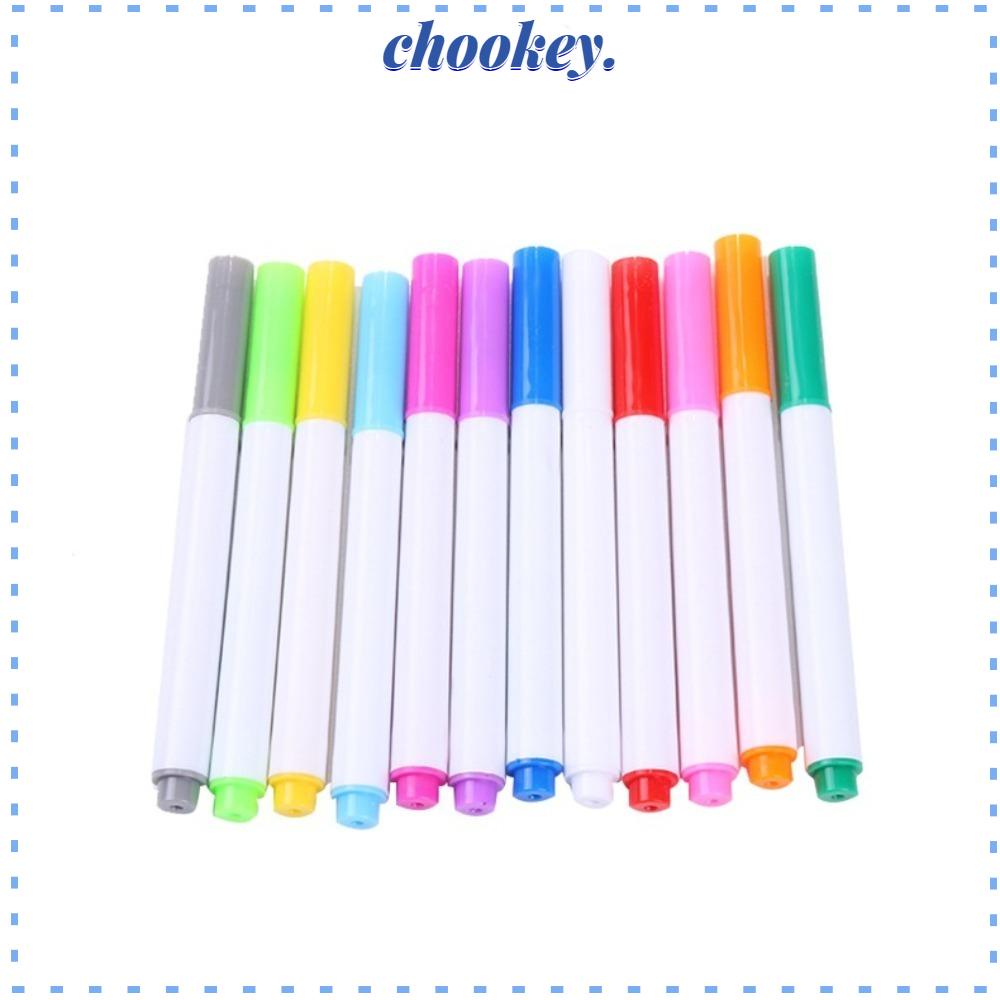 CHOOKEY Set 12 Bút Lông Màu Sắc Khác Nhau