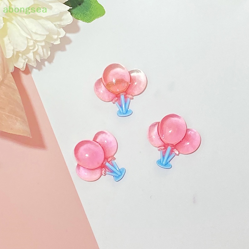 Bộ 5 Miếng Dán Hình Khinh Khí Cầu Dạ Quang Dễ Thương Dùng Trang Trí Ốp Điện Thoại