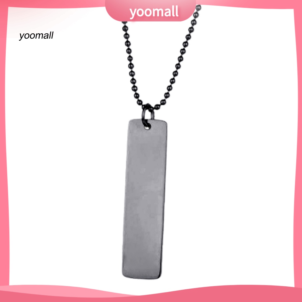 Vòng cổ Hạt Tròn Bằng Thép Không Gỉ Thời Trang