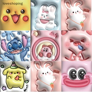 Bộ 62 sticker hoạt hình pikachu 3d chống thấm nước trang trí ván trượt