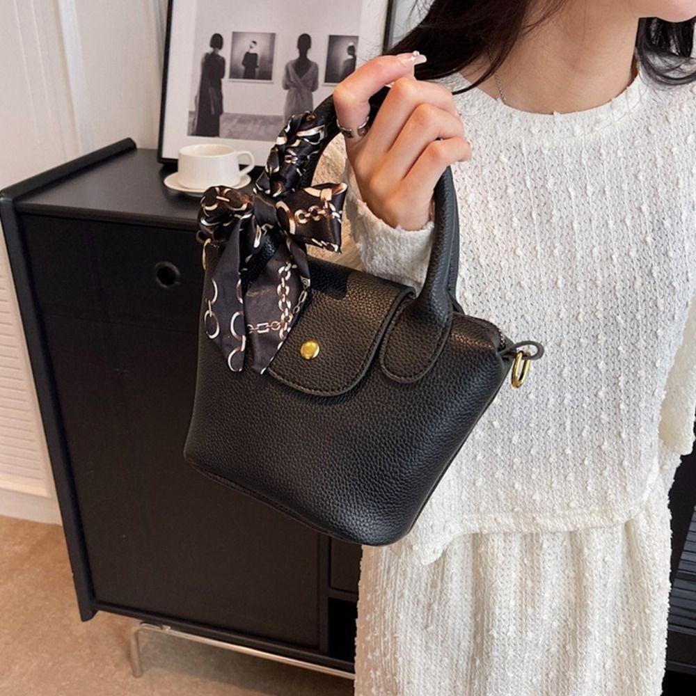 Túi Xách Da Pu Mini Có Khóa Kéo Thời Trang Cho Nữ