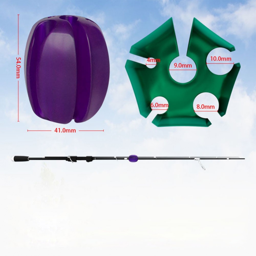 Giá Đỡ Cần Câu Cá Độ Đàn Hồi Cao Màu Xanh Lá Đậm / Tím