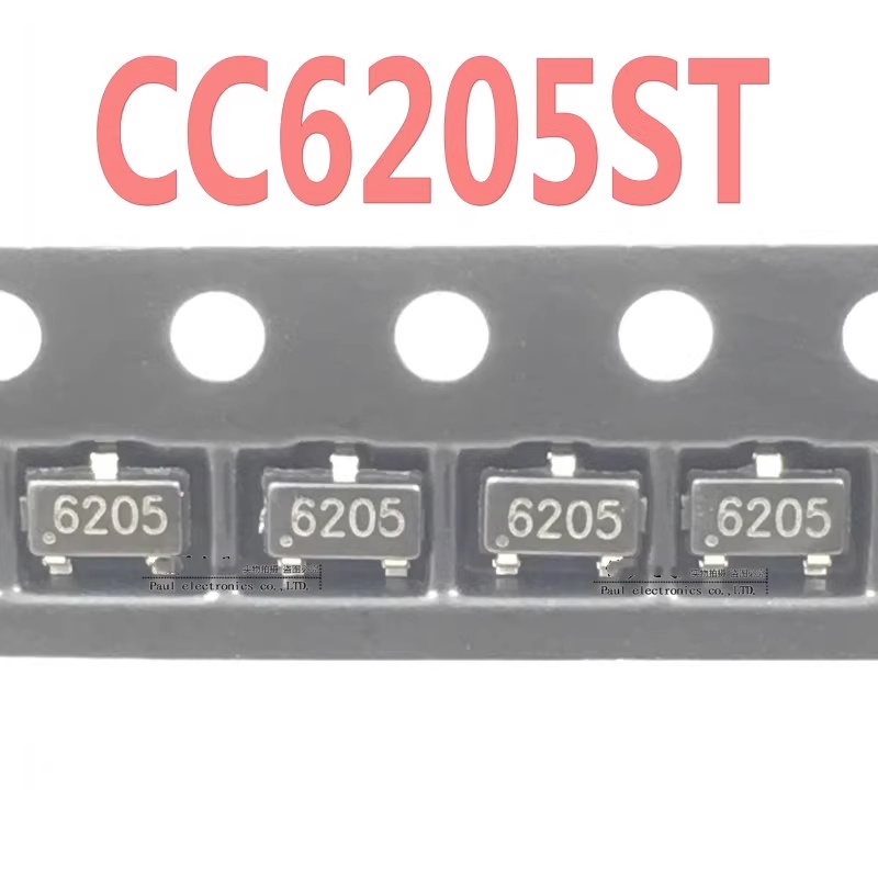 Công Tắc Cảm Biến Tiêu Thụ Điện Tử Cc6205st 6205 SOT-23 TSOT-23-3 6205