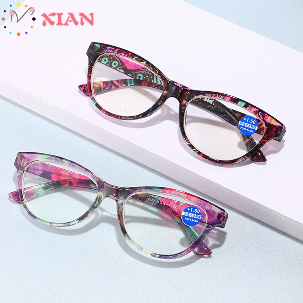 XIANTIN Kính Đọc Sách Bảo Vệ Mắt Siêu Nhẹ Thoải Mái Phong Cách Vintage
