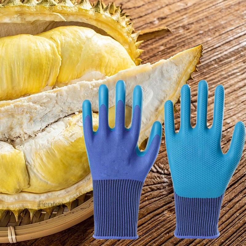 1 Găng Tay Lột Vỏ Trái Sầu Riêng Làm Vườn