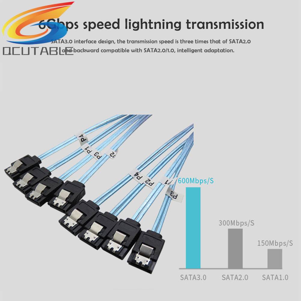 Cáp Dữ LiệU SATA III 6Gbps SAS Cho MáY Chủ SATA 7 Pin Sang SATA 7 Pin