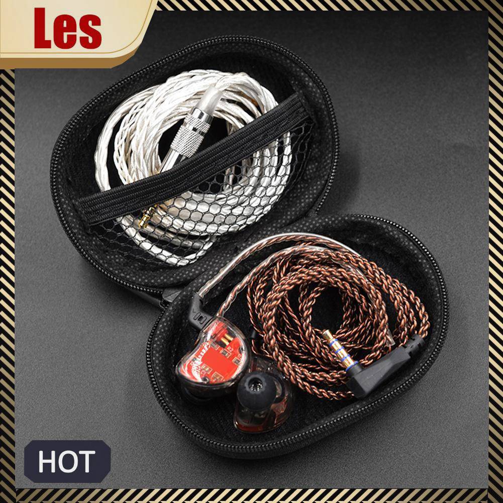 Túi Da PU Đựng Tai Nghe Có Dây Cho BA10 AS10 ES4 KZ