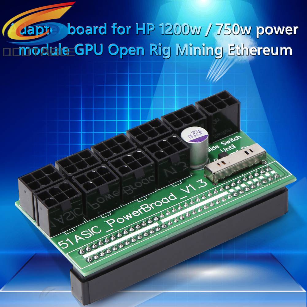 Bảng MạCh ChuyểN ĐổI 750W-1200W, 10 CổNg PCIe 6 Pin Cho DPS-800GB A