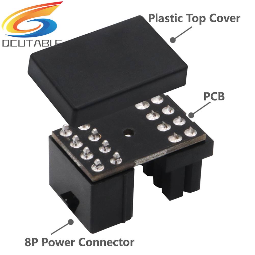 Đầu Chuyển Đổi ATX 8-Pin Female Sang 8pin Male 180 Độ Cho Thẻ Đồ Họa PC