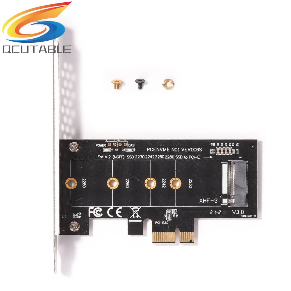 Card Chuyển Đổi PCI-E 1X Sang M.2 NVME M SSD PCI Cho Máy Tính Bàn