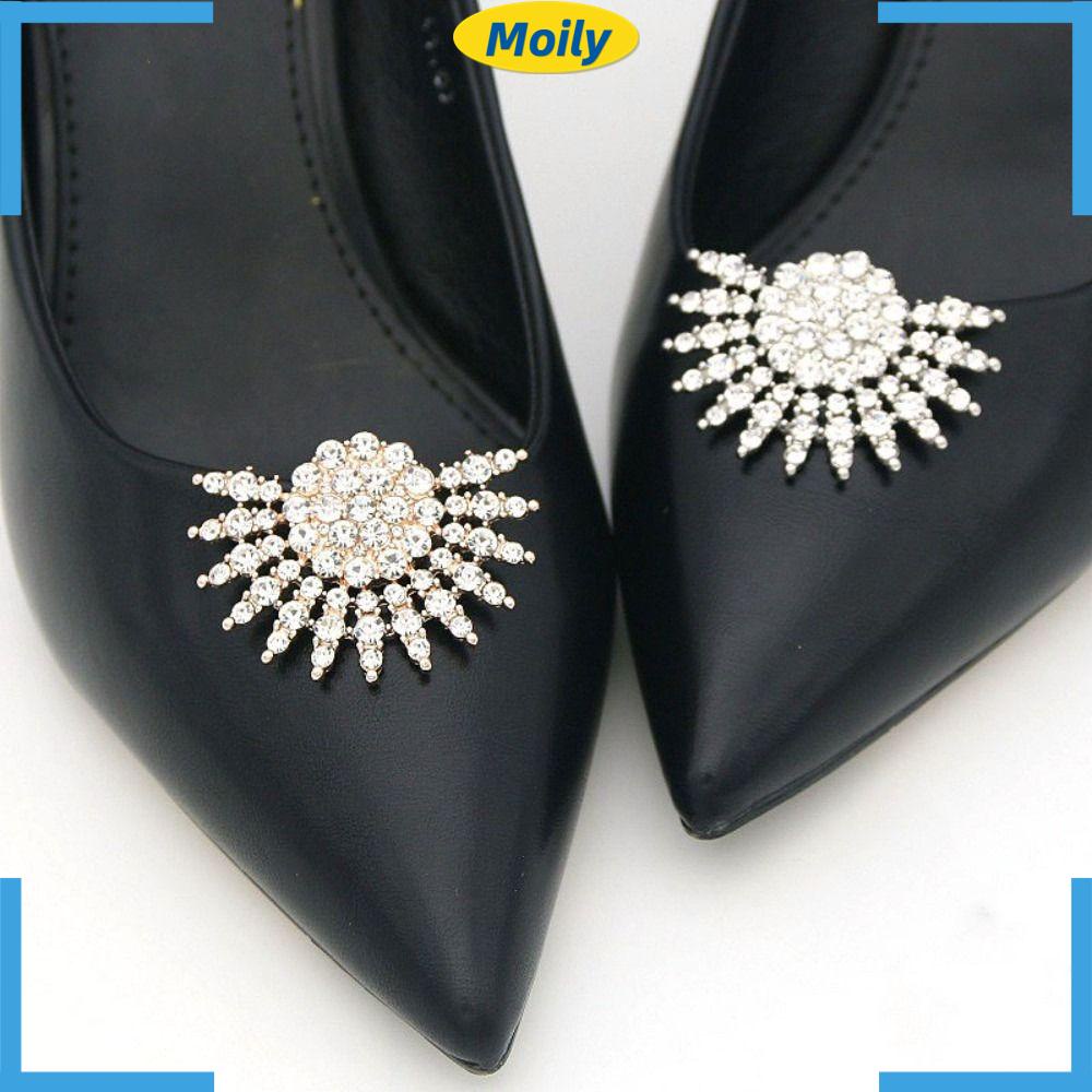 MOILYVN Bộ 2 Phụ Kiện Trang Trí Túi Xách / Giày Cưới Xinh Xắn|Khóa Cài Quyến Rũ Thời Trang