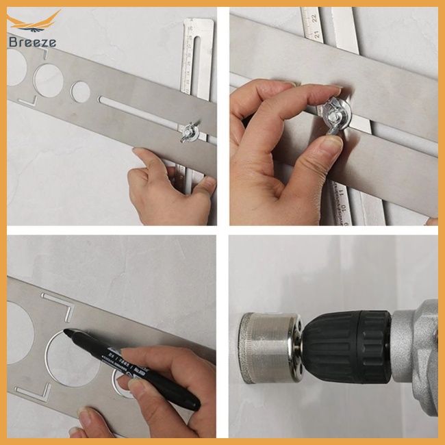 Dụng Cụ Định Vị Lỗ Khoan Đánh Bóng Hai Mặt Đa Năng Thông Dụng