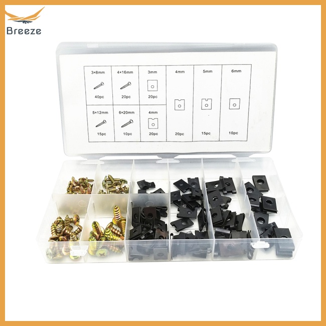 Set 170 Đinh Vít Nhựa Phụ Tùng Cho Xe Ô Tô