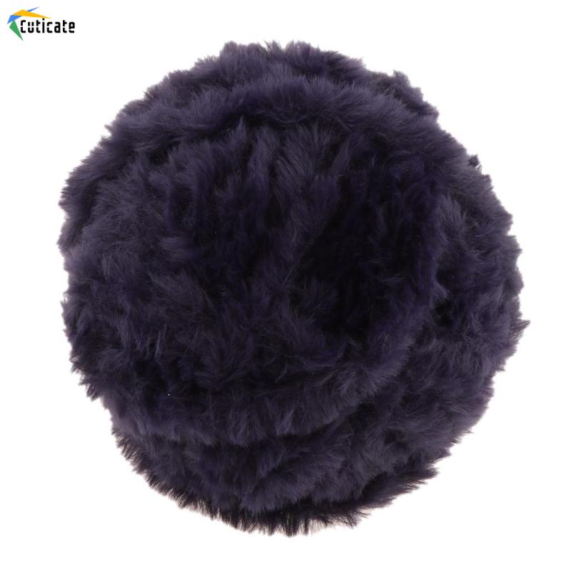 Cuộn Len Lông Mi Giả Mềm 32m Sợi Nhân Tạo Màu Trắng