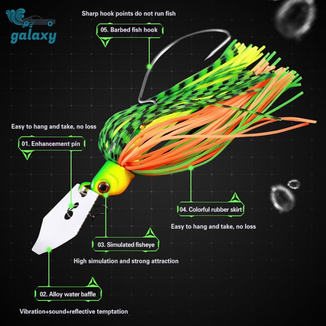 Galaxy Set 6 Mồi Câu Cá 10cm / 11g Chuyên Nghiệp Chất Lượng Cao