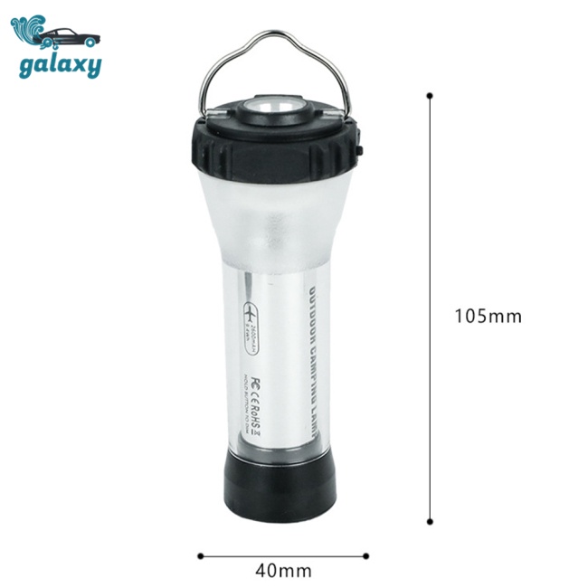 Galaxy Đèn Pin Cắm Trại 3 Chế Độ Kèm Móc Tiện Lợi